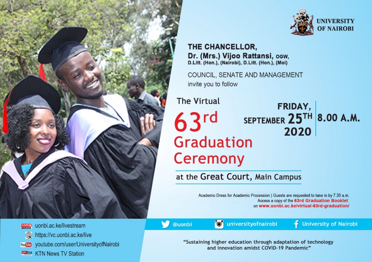 Invitation card & programme | University of Nairobi
